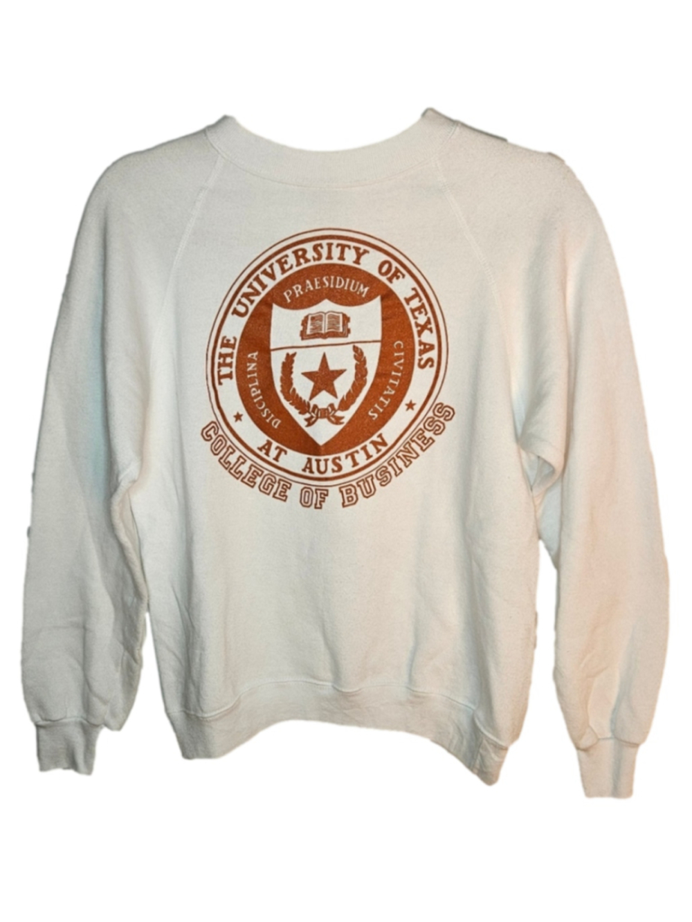 Vintage University of Texas Austin College of Business Sweatshirt Siedman USA Me